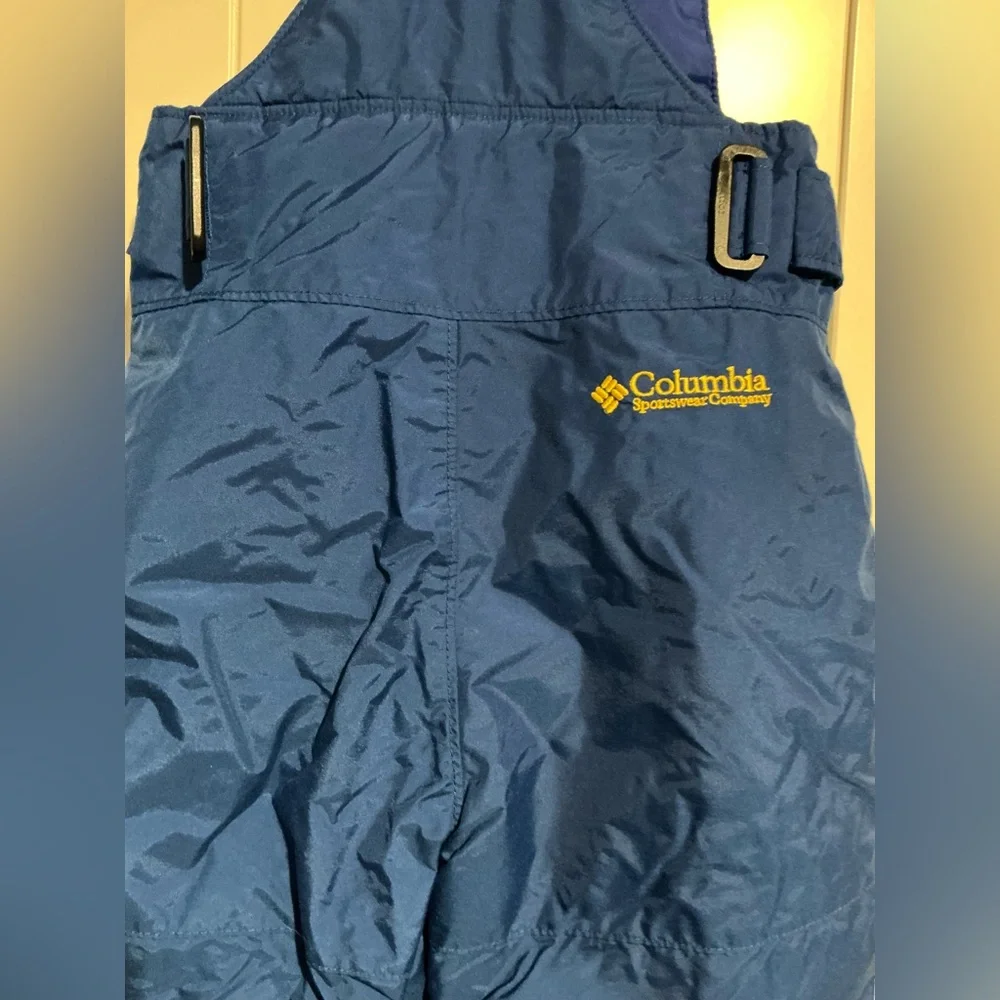 Columbia Toddler 2T Blue Snow Bib Pants Waterproof Insulated Winter Overalls - Picture 3 of 8